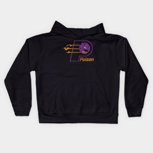 Poison purple Kids Hoodie